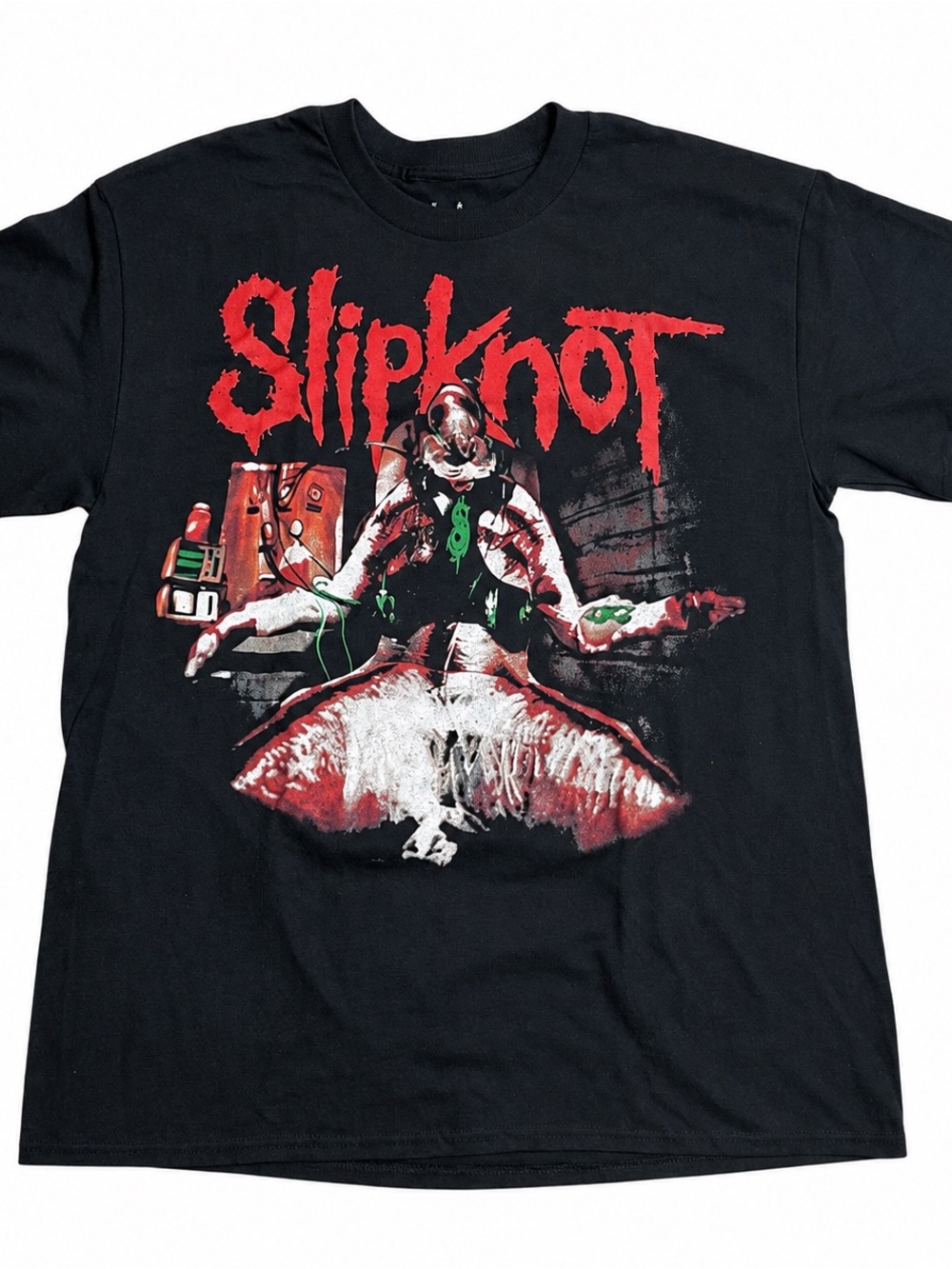 Slipknot Band Tee Mens Large Black Graphic Concert Shirt 2024 Licensed